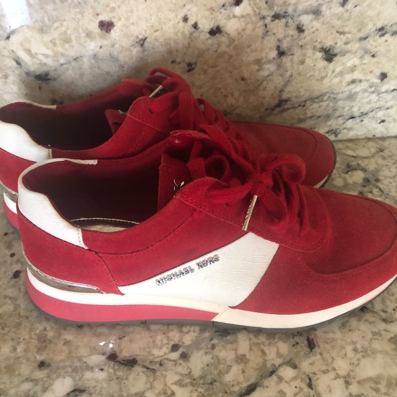 Michael Kors Red Sneakers